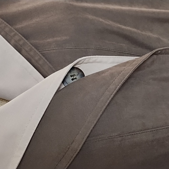 Jacqueline Ferrar Soft Sueded Lined Midi Trench Coat Jackie O Vibes Vintage - Picture 3 of 15